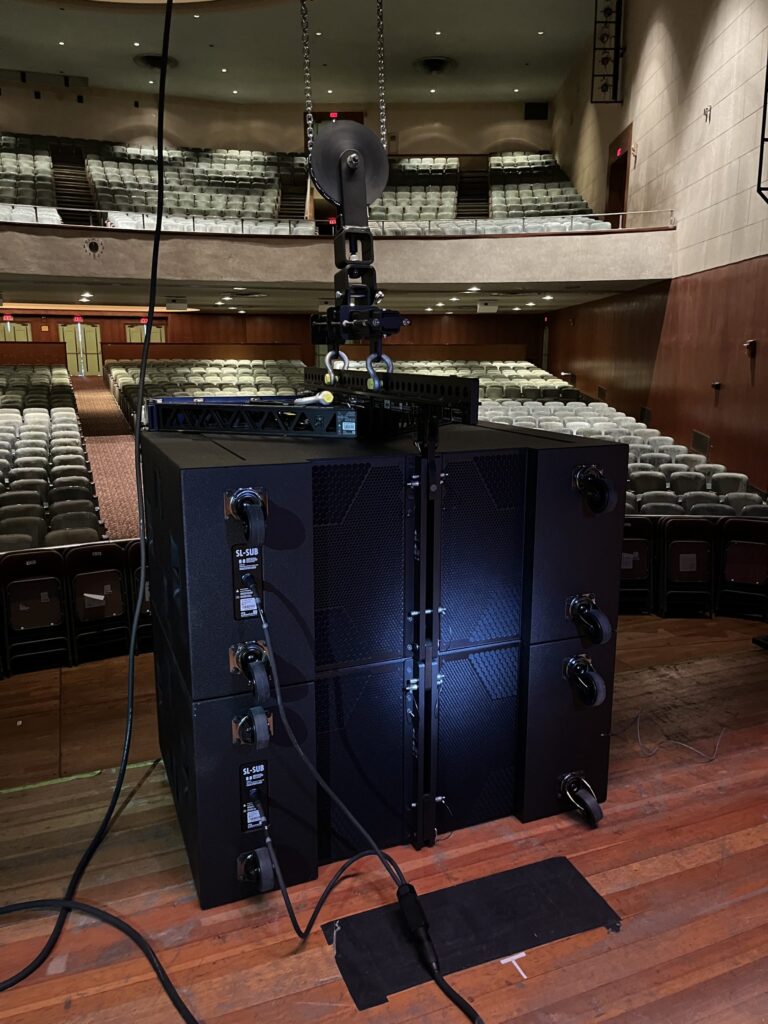 Lynn Memorial Auditorium D&b Installation - Parsons Audio