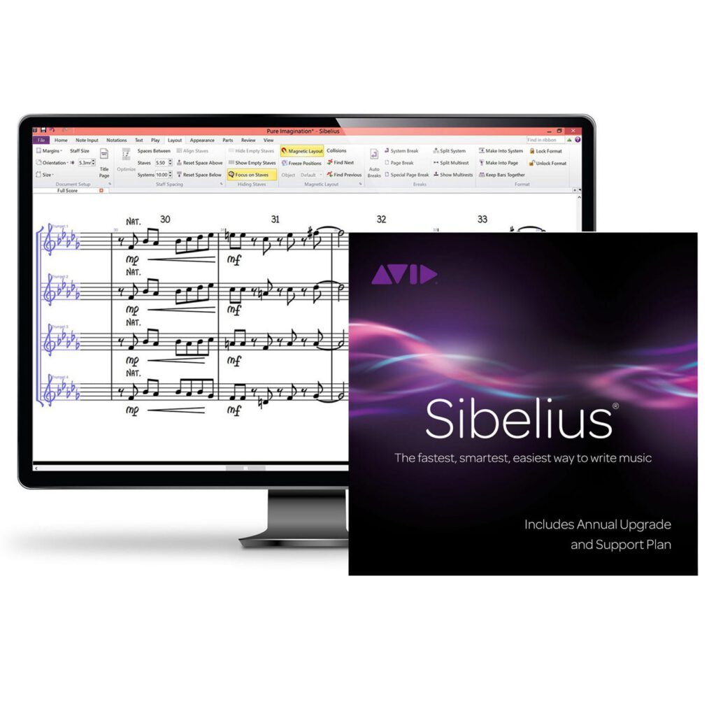 Avid Sibelius Ultimate Perpetual - AudioScore, PhotoScore, NotateMe