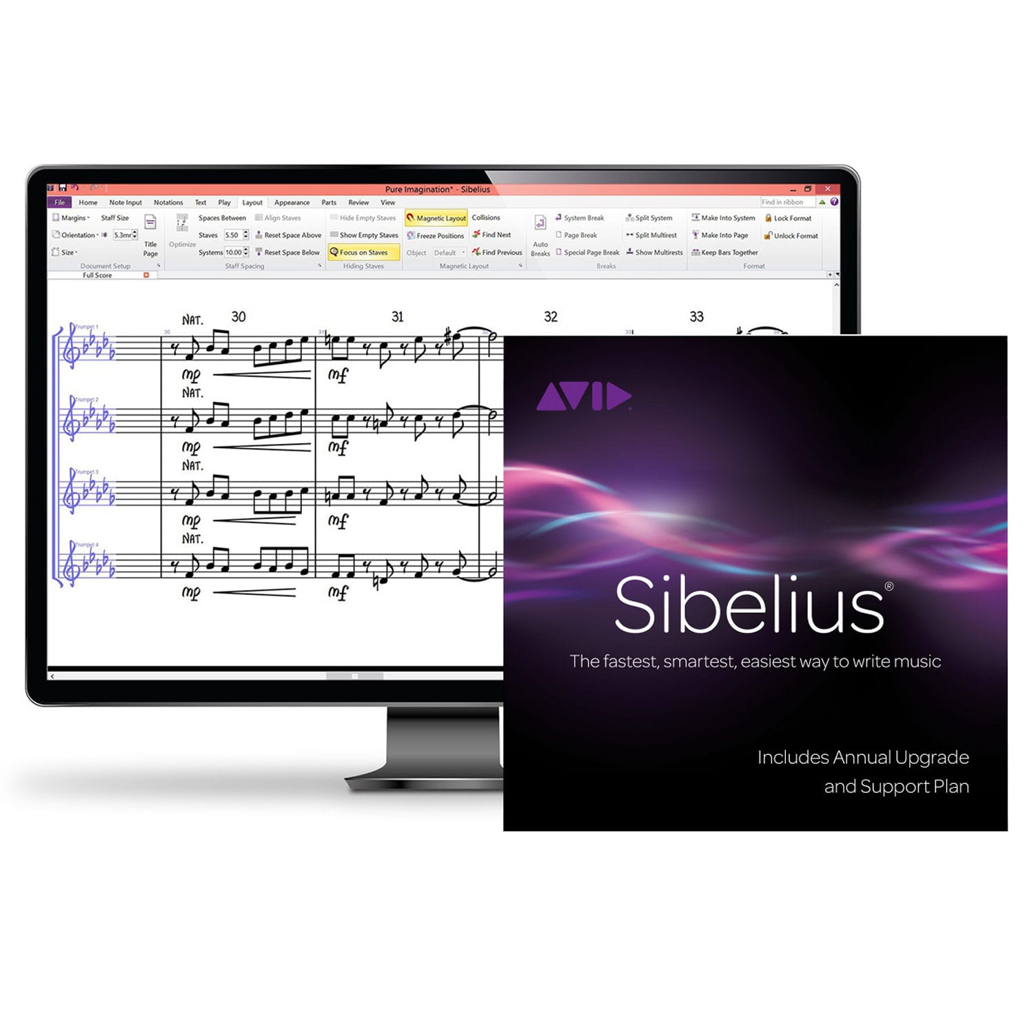 Avid Sibelius Ultimate Perpetual - AudioScore, PhotoScore, NotateMe