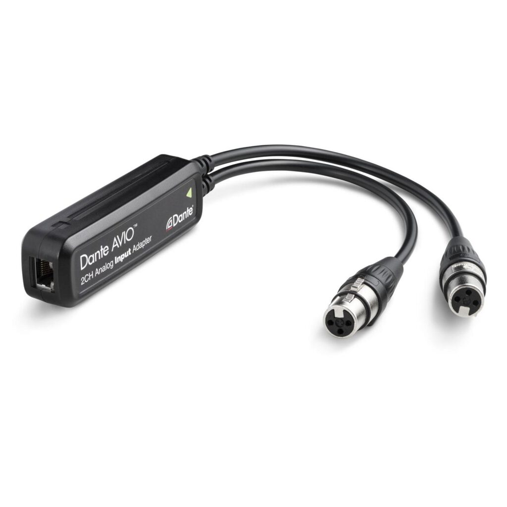 Audinate Dante AVIO Analog Input Adapter 2 Channel
