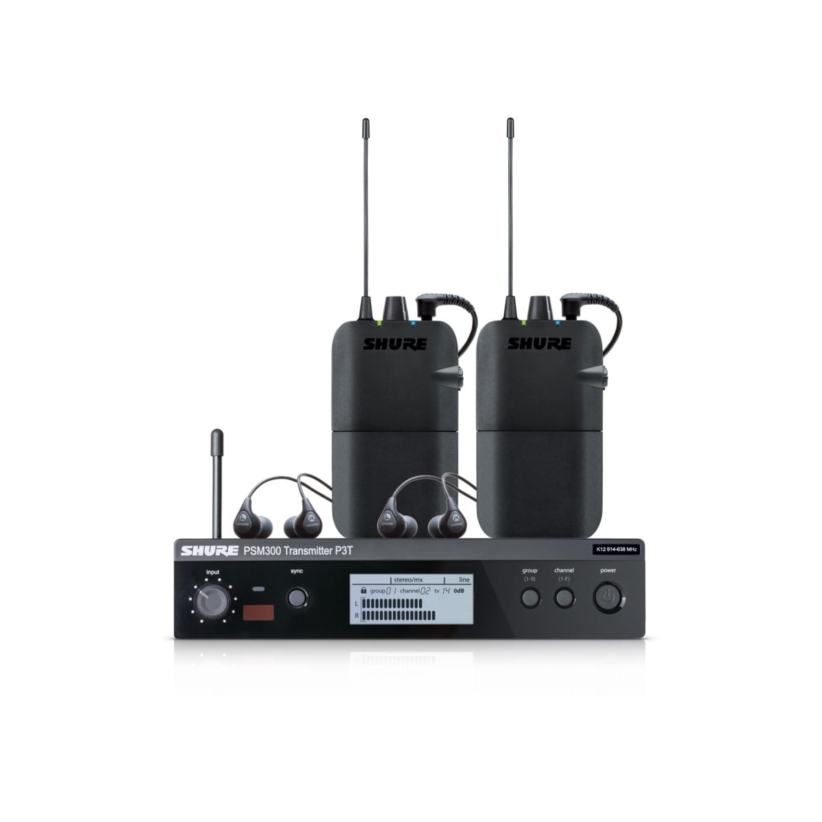 Shure PSM300 TWINPACK P3TR112TW