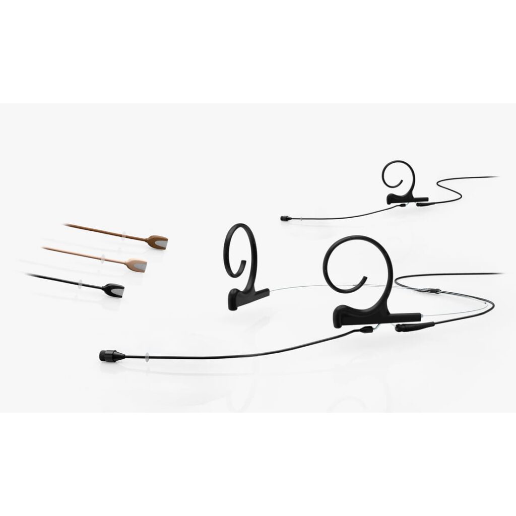 DPA 4166 and 4266 Flex Omnidirectional Headset and Earset Microphone